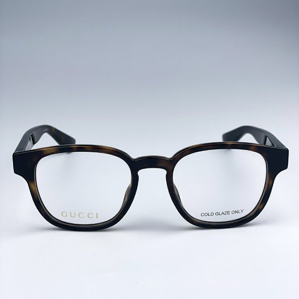 SALE! NEW Gucci GG1343O 002 Dark Havana Oval Unisex Eyeglasses